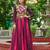 PURPLE PINK KUTCHI GAMTHI WORK CHINNON NAVRATRI STITCHED LEHENGA CHOLI