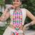 WHITE KUTCHI GAMTHI EMBROIDERED WORK KORA COTTON NAVRATRI STITCHED LEHENGA CHOLI
