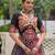 MULTICOLOR PRINT WITH EMBROIDERED WORK COTTON NAVRATRI STITCHED LEHENGA CHOLI