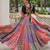 MULTICOLOR PRINT WITH EMBROIDERED WORK COTTON NAVRATRI STITCHED LEHENGA CHOLI