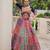 MULTICOLOR PRINT WITH EMBROIDERED WORK COTTON NAVRATRI STITCHED LEHENGA CHOLI