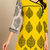 Tie & Dye Block Printed Cotton Kurta 