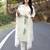 Premium quality beautiful cotton schiffli with lining kurta crafted pink floral with amazing embroidery work.