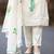 Premium quality beautiful cotton schiffli with lining kurta crafted pink floral with amazing embroidery work.