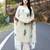 Premium quality beautiful cotton schiffli with lining kurta crafted pink floral with amazing embroidery work.