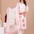 Premium quality beautiful cotton schiffli with lining kurta crafted pink floral with amazing embroidery work.