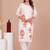 Premium quality beautiful cotton schiffli with lining kurta crafted pink floral with amazing embroidery work.