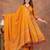 Premium quality beautiful pure cotton anarkali suit set with anrakha style