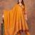 Premium quality beautiful pure cotton anarkali suit set with anrakha style
