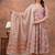 Premium quality beautiful pure cotton anarkali suit set with anrakha style