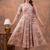 Premium quality beautiful pure cotton anarkali suit set with anrakha style