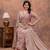 Premium quality beautiful pure cotton anarkali suit set with anrakha style