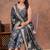 Women   s vatican muslin kurti pant dupatta set with handwork & chanderi dupatta