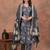Women   s vatican muslin kurti pant dupatta set with handwork & chanderi dupatta