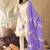 Jaipuri pure pink cotton shiflly+lino fabric party wear dress with shiffon lahariya dupatta set