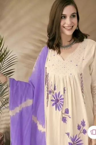 Jaipuri pure pink cotton shiflly+lino fabric party wear dress with shiffon lahariya dupatta set