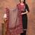 Women floral printed cotton kurta with trouser & dupatta