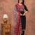Women floral printed cotton kurta with trouser & dupatta