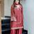 Elegant German Chiffon Suit Set with Embroidery Work