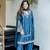 Elegant German Chiffon Suit Set with Embroidery Work
