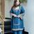 Elegant German Chiffon Suit Set with Embroidery Work