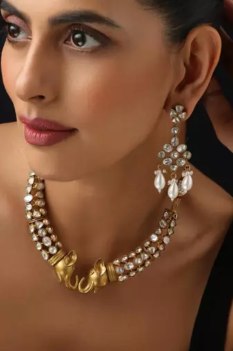 Gold plated Gold plated necklace set
