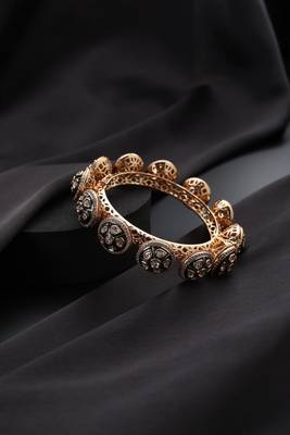 Gold plated kundan bangle 2