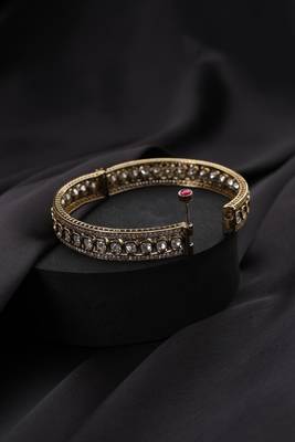 Gold plated kundan bangle 3