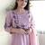 Baby pink chanderi silk heavy thread embroidery work kurta pant set