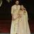Tissue line gold kurta