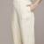 Off white woven cotton kurta set
