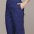 Blue woven cotton kurta set