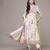 Off white woven cotton kurta set