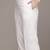 Off white woven cotton kurta set