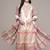 Beige woven polyester kurta set