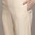 Beige woven polyester kurta set