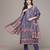 Blue woven polyester kurta set