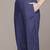 Blue woven polyester kurta set