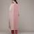 Off white woven polyester kurta set