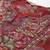 Red woven polyester kurta set