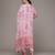 Pink woven polyester kurta set