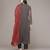 Green woven cotton kurta set