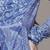 Blue woven viscose kurta set