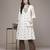 Off white woven polyester kurta