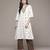 Off white woven polyester kurta