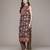 Black woven viscose kurta