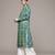 Green woven viscose kurta