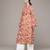 Brown woven viscose kurta