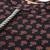Black woven viscose kurta