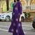 Floral Embroidered V-Neck Thread Work Straight Kurta With Palazzos